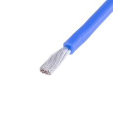 Силіконовий провід 11AWG (3.8mm²-750/0.08TS) синій