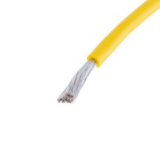 Силіконовий провід 11AWG (3.8mm²-750/0.08TS) жовтий