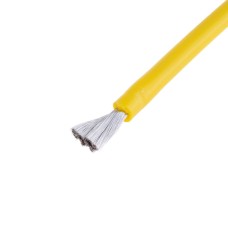 Силіконовий провід 9AWG (6mm²-1200/0.08TS) жовтий