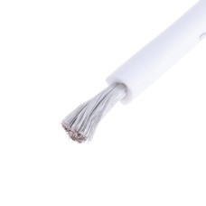 Силіконовий провід 9AWG (6mm²-1200/0.08TS) білий