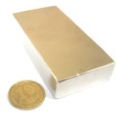Магніт NdFeB, Блок 60 х 30 х 12 mm (N38), Ni + Cu + Ni (нікель) HHII
