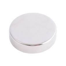Магніт NdFeB, диск/циліндр D30 x 8 mm (N38), Ni + Cu + Ni (нікель) HHII
