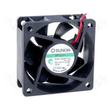 Вентилятор 60x60x25, 12V, (KD1206PTV2A) Sunon