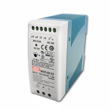 Блок живлення на DIN-рейку 60W 24V MDR-60-24 MeanWell