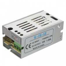 Блок живлення що вбудовується 15W 12V S-15-12 MeanWell
