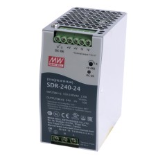 Блок живлення на DIN-рейку 240W 24V SDR-240-24 MeanWell