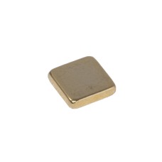 Магніт NdFeB, Блок 5 x 5 x 1.2 mm (N50), Ni + Cu + Ni + Au (золото) HHII