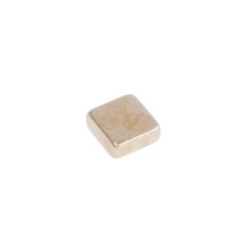 Магніт NdFeB, Блок 5 x 5 x 2 mm (N50), Ni + Cu + Ni + Au (золото) HHII