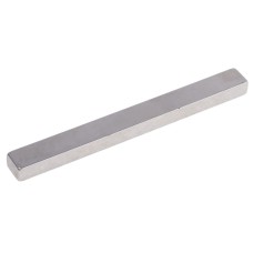 Магніт NdFeB, Блок 60 х 6 х 4 mm (N38), Ni + Cu + Ni (нікель) New Favor