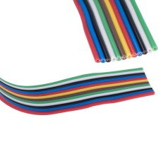 Шлейф TLWY12/0.20-BQ Cable (кабель стрічковий багатобарвний 12x0,20мм², Cu; PVC; 300V)