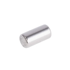 Магніт NdFeB, диск/циліндр D4 х 8mm (N38), Ni + Cu + Ni (нікель) HHII