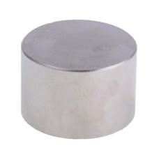 Магніт NdFeB, диск/циліндр D45 х 30mm (N38), Ni + Cu + Ni (нікель) HHII