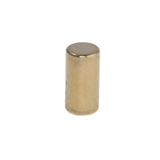 Магніт NdFeB, диск/циліндр D5 х 10mm (N38), Ni + Cu + Ni + Au (золото) HHII