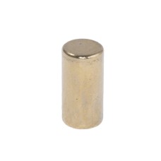 Магніт NdFeB, диск/циліндр D6 х 12mm (N38), Ni + Cu + Ni + Au (золото) HHII