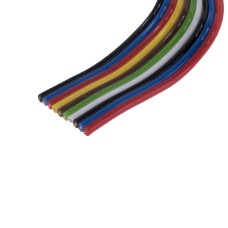 Шлейф TLWY10/0.20-BQ Cable (кабель стрічковий багатобарвний 10x0,20мм², Cu; PVC; 300V)