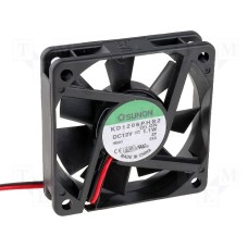 Вентилятор 60x60x15, 12V, (KD1206PHB2) Sunon