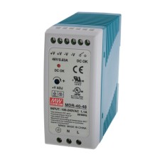 Блок живлення на DIN-рейку 40W 48V MDR-40-48 MeanWell
