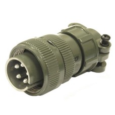 P20J5Q (ШР20П5НГ10) вилка кабельна, контакт Cu+Ag