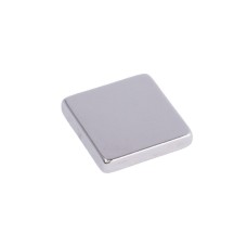 Магніт NdFeB, блок 12.5 x 12.5 x 2.5 mm (N38), Ni + Cu + Ni (нікель) HHII