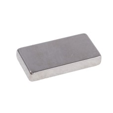 Магніт NdFeB, Блок 30 x 15 x 5 mm (N38), Ni + Cu + Ni (нікель) HHII