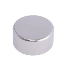 Магніт NdFeB, диск/циліндр D20 x 10 mm (N38), Ni + Cu + Ni (нікель) HHII