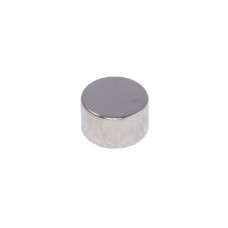 Магніт NdFeB, диск/циліндр D5 x 3 mm (N38), Ni + Cu + Ni (нікель) HHII