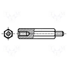 B3X45/BN3318 міжплатна стійка Bossard