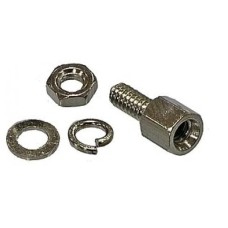 Кріплення (Female Screw Locks) для роз'ємів серії HD-20 (D-SUB) в комплекті (стійка, шайба, гайка) (215072-1 AMP)