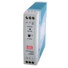 Блок живлення на DIN-рейку 15W 5V MDR-20-5 MeanWell