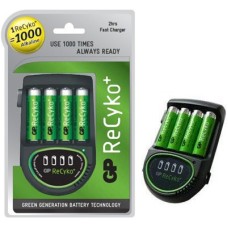 GP AR05 Зарядний пристрій для акумуляторів NIMH + 4 акум. 2100 RECYCO