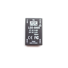 Блок живлення для світлодіодів DC/DC 500mA, 2...52VDC, LDD-500H MeanWell