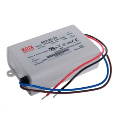 Блок живлення для світлодіодів 1,05A, 24VDC, APV-25-24 MeanWell