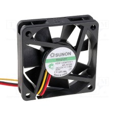 Вентилятор 60x60x15, 12V, (KD1206PHV1AF) Sunon