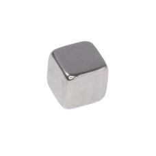 Магніт NdFeB, Блок 5 x 5 x 5 mm (N38), Ni + Cu + Ni (нікель) HHII