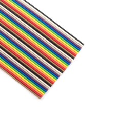Шлейф кольоровий 40-контактний, крок 1,27мм (для IDC-40) KLS17-127-RFC-40-1 - KLS