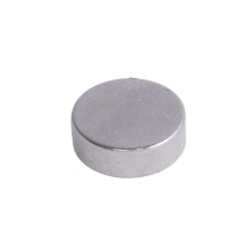 Магніт NdFeB, диск/циліндр D7,5 x 2,5 mm (N38), Ni + Cu + Ni (нікель) HHII