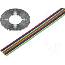 Шлейф 5.2.111 (плоский; багатожильний; Cu; 12х0,124мм²; PVC; 150V; 50м) Technokabel