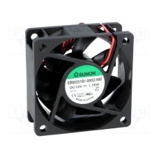 Вентилятор 60x60x25, 12V, (EB60251B1-999) Sunon