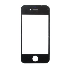 Корпусне скло дисплея Apple iPhone 4, iPhone 4S, Чорний