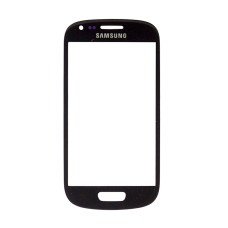 Корпусне скло дисплея Samsung I8190 Galaxy S3 mini, I8200 Galaxy S3 Mini Neo, Чорний