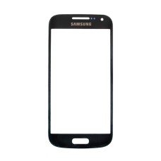 Корпусне скло дисплея Samsung I9190 Galaxy S4 mini, I9192 Galaxy S4 Mini Duos, I9195 Galaxy S4 Mini, Чорний