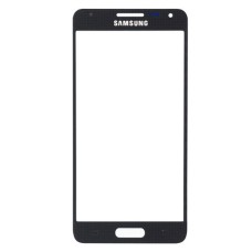 Корпусне скло дисплея Samsung G850F Galaxy Alpha, Чорний