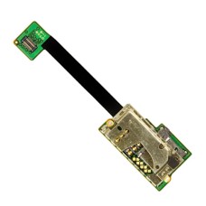 Шлейф Nokia E90, з роз'ємом на sim карту, з роз'ємом на карту пам'яті