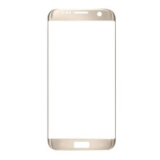 Корпусне скло дисплея Samsung G935 Galaxy S7 Edge Duos, G935FD Galaxy S7 EDGE Duos, Золотий