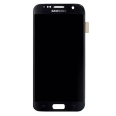 Дисплей Samsung G935 Galaxy S7 Edge Duos, G935FD Galaxy S7 EDGE Duos, без рамки, з сенсором, Super Amoled, Чорний