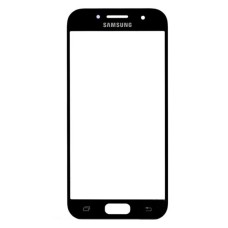 Корпусне скло дисплея Samsung A320 Galaxy A3 Duos, Чорний
