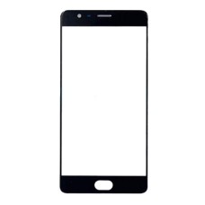 Корпусное стекло дисплея OnePlus 3, 3T, Черный
