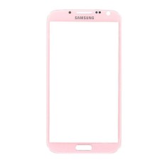Корпусне скло дисплея Samsung I317 Galaxy Note 2, N7100 Galaxy Note 2, N7105 Galaxy Note 2, T889 Galaxy Note 2, Рожевий