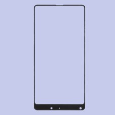 Корпусне скло дисплея Xiaomi Mi Mix 2, Mi Mix Evo, Чорний