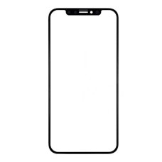 Корпусне скло дисплея Apple iPhone X, Чорний